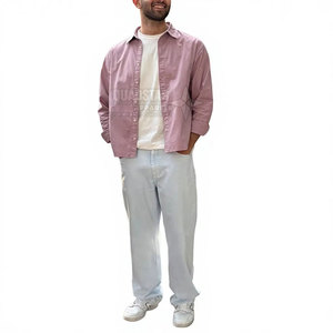 Wholesale Summer Breathable Casual Solid Light Weight Co-Ord <b>Set</b> OEM Service Men Durable Polyester/Cotton Material - Product Image 1
