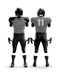 Ensemble de maillots de football américain pour hommes, personnalisé, sublimé, numéro 11, coupe ajustée, manches courtes, polyester respirant, uniforme - Product Image 1