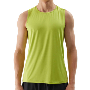 Camiseta sin mangas para hombre con logo personalizado, ropa de gimnasio al por mayor, camiseta deportiva sin mangas, proveedor de ropa deportiva. - Product Image 4