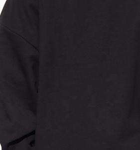 Sweat-shirt unisexe surdimensionné de haute qualité avec broderie de logo noir personnalisé, vêtements de rue pour hommes - Vente en gros - Product Image 5