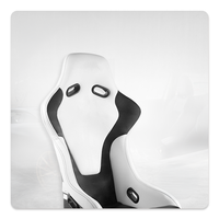 Nouvelle conception Fauteuil de bureau ergonomique de course en fibre de carbone Apex et cuir PU, siège baquet complet, dossier haut, pour gamer, maison et chambre