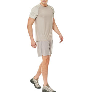 Conjunto de Camiseta y Pantalones Cortos Deportivos para Hombre, Diseño Personalizado con Impresión Digital, Ropa Deportiva Informal para Correr - Product Image 1