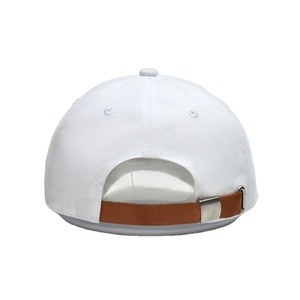 2025 nuevo sombrero bordado blanco Vintage de 6 paneles 100% algodón impermeable personalizado directamente al por mayor - Product Image 2