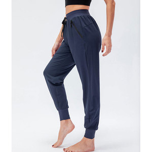 Women Mid Waist Pencil Pants <b>Stretch</b> Workout Fleece Quick Dry Breathable Streetwear Casual Side Pocket Drawstring Design - Product Image 4