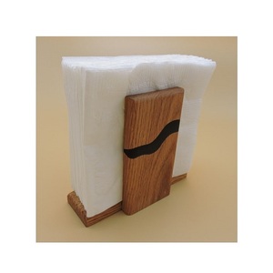 Porte-serviettes plat de forme carrée de luxe Porte-serviettes design luxueux Décoration de table d'hôtel et de restaurant - Product Image 4