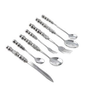 Modern Stainless Steel Flatware Set High <b>Mirror</b> Polish Rust Resistant Wedding Tableware Knife Fork Spoon Hotel Restaurant Sets - Product Image 6