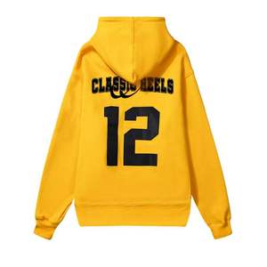 Sudadera con capucha oversize de mezclilla con lavado ácido y apliques bordados de diamantes de imitación con diseño de mono, estilo urbano, otoño 2026 - Product Image 2