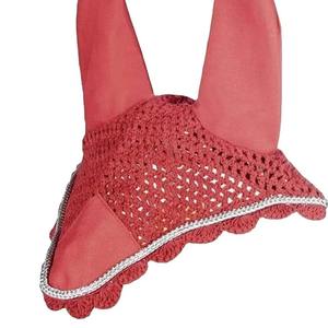 Voile anti-mouches pour cheval en microfibre, design personnalisé de haute qualité, bonnet d'oreille confortable et durable, produit d'équitation - Product Image 6