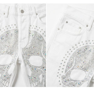 Stylish Men Rhinestone Shorts Hot Selling Breathable Comfortable High Quality Easy Wash Rhinestone Shorts with Custom Colors - Product Image 6
