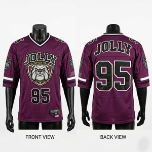 Maillot de football pour homme en polyester GSM, design à panneaux violets, sublimation, logo personnalisé, t-shirt 100% coton pour homme, coupe ample, imprimé - Product Image 4