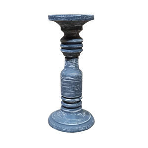 Support de bougie chauffe-plat rustique en fer fait main, décoration de table de ferme, centre de table, cadeau de luxe unique et écologique - Product Image 1