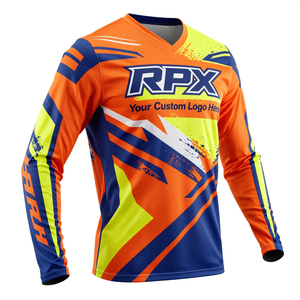 Camiseta Deportiva Transpirable de Secado Rápido para Motocross, Carreras de Autos y Off-Road, con Estampado, Resistente al Viento - Product Image 4