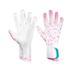 Gants de gardien de but de football avancés, antidérapants, avec grip en latex, doigts rembourrés, fermeture ferme au poignet, dos respirant, pour usage en équipe, ensemble professionnel - Product Image 2