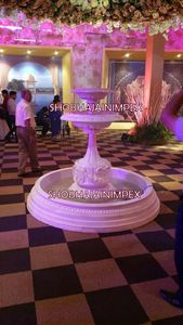 Fuente de Fibra con Tema de Loto, Profesional, Clásica, Tradicional, Simple y Moderna, para Bodas, Uso en Interiores y Exteriores - Product Image 3