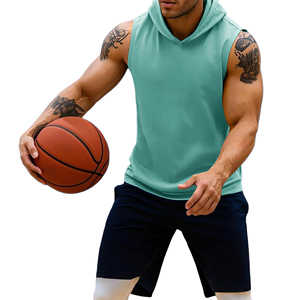 Haut de sport sans manches pour homme à prix abordable, style dernier cri, entièrement personnalisable, pour la musculation et la gym - Product Image 3