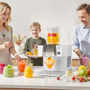 Macchina per Ghiaccio a Fiocchi 88LBS/24H con Lama in Acciaio Inox e Macchina Elettrica per Coni di Neve - Product Image 4