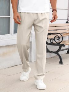 Premium <b>Men's</b> Sweatpants Straight Fit Casual Lightweight Soft Breathable Eco-Friendly Durable Worsted Fabric Quick Dry for - Product Image 4