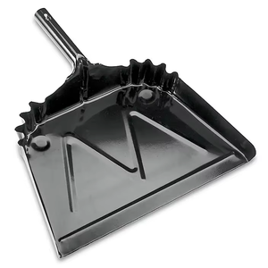 Metal Dustpan with Broomstick <b>Handle</b> Bristle Material for Efficient Usage - Product Image 2