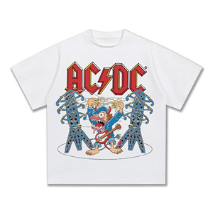 T-shirts 100 % coton surdimensionnés entièrement personnalisables vierges pour sérigraphie, DTF, DTG, broderie chenille effet vieilli et délavé à l'acide - Product Image 3