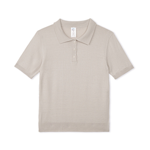 เสื้อเชิ้ตผู้ชาย แขนสั้น ทรงปกติ ผ้าถักอะคริลิก 100% ป้องกันการยับ ติดกระดุมด้านหน้า สีพีชโทน น้ำหนัก 160 กรัม 220 กรัม รับผลิตแบบ OEM ODM - Product Image 2