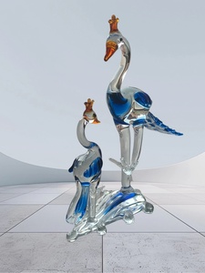 Handmade Glass <b>Art</b> Deco Paperweight Irregular Shape Rajasthan Crafted Graduation Gift for Home/Office or Car Dashboard Decor - Product Image 2