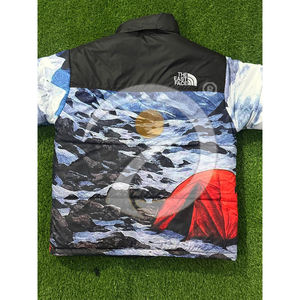 Blouson matelassé sublimé avec logo East Face, nouvelle arrivée, blouson matelassé East-Face pour homme et femme, blousons matelassés East-Face - Product Image 5