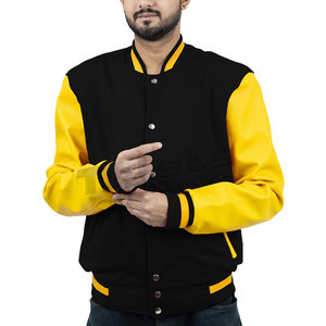 Veste universitaire en cuir personnalisée en gros, matériau de qualité supérieure, vêtements d'équipe élégants - Product Image 6