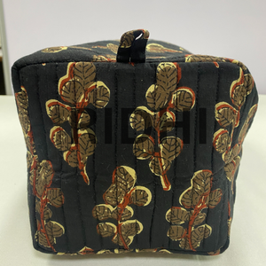 Bolso Tote Grande con Cierre de Cremallera Midnight Meadow, Estilo Vintage, Ecológico, Acolchado, Reutilizable, para Viajes, Compras, Cosméticos, Portátil - Product Image 3