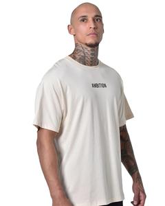 T-shirt homme surdimensionné vintage délavé à l'acide, en coton léger, personnalisable, pour la gym. - Product Image 5