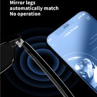 Lunettes Intelligentes avec Casque Audio Bluetooth, Appels Vocaux IA, Réduction du Bruit, Musique, Étanche, Haut-parleur et Micros Intégrés