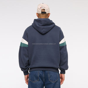 Sweat à capuche couleur unie velours sweat à capuche hiver polyester/coton uni teint ODM sweat à capuche pour hommes - Product Image 3