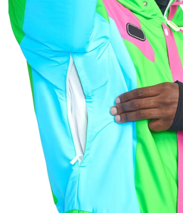 Combinaison de ski d'hiver chaude, coupe-vent, imperméable, pour sports de plein air, ski, snowboard, fermeture éclair chauffante, design imprimé, combinaisons de ski unisexes - Product Image 4