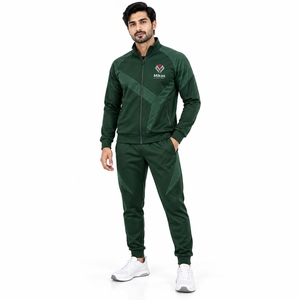 <b>Men</b> Training Tracksuit Premium Design Ideal For <b>Running</b> Fitness Activewear Two Piece Jacket And <b>Pants</b> Set Comfortable Breathable - Product Image 1