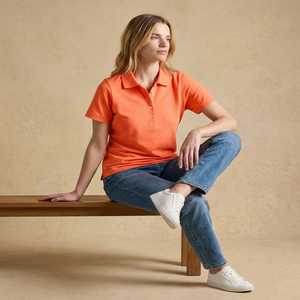 Chemises polo personnalisées pour femmes, en coton respirant, coupe ajustée, décontractées, pour le bureau, chemise brodée pour femmes, vente en gros de chemises pour femmes - Product Image 6