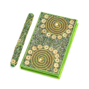 สมุดบันทึกประดับลูกปัดพร้อมปากกาประดับลูกปัด ของที่ระลึก ของขวัญ บันทึกชีวิตประจำวัน ไดอารี่ส่วนตัว สมุดบันทึกประจำวัน ไดอารี่ประดับลูกปัด - Product Image 6