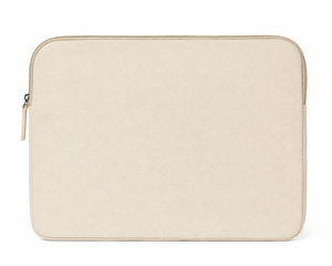 Funda Protectora para Portátil AMANI Simple y Sostenible de Lona Beige para Uso Diario de 11-17 Pulgadas - Product Image 3