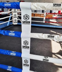 Housses de cordes de ring de boxe imprimées de haute qualité personnalisées |   Cordon de rembourrage en PVC/PU durable pour la boxe et le MMA - Product Image 2