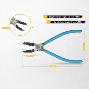 Pince coupante diagonale multifonction pour fils, coupe-à plat, coupe-clip, outil de levier pour clips de voiture - Product Image 2