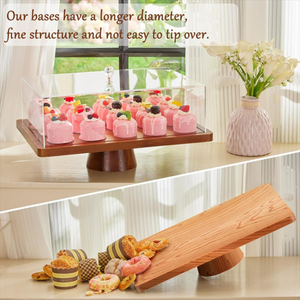 Support à gâteau élégant en or de forme personnalisée pour la décoration de table de dessert de mariage, design moderne en métal, écologique, réutilisable, passe au lave-vaisselle - Product Image 5