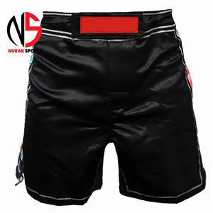 กางเกงมวยไทยคุณภาพพรีเมียมสำหรับผู้ชาย กางเกงมวย MMA สำหรับผู้ใหญ่ กางเกงมวยไทยปักโลโก้ด้านหน้า ระบายอากาศได้ดี แห้งเร็ว ปรับแต่งได้ รุ่นปี 2026 - Product Image 6