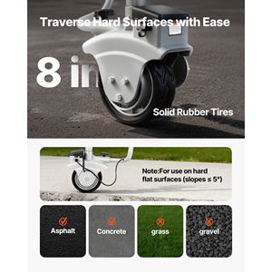 Carrello Elettrico per Rimorchi con Capacità di Traino di 5500 Libbre, Ruota Motrice da 380W 12V, Velocità di Movimento Regolabile 23 Ft/min, 12.2-24.8 Regolabile - Product Image 6