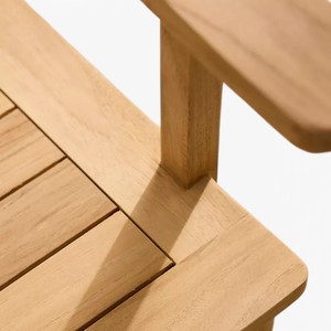 Silla de Comedor de Madera de Teca Indonesia con Respaldo Cruzado, Silla de Madera Maciza de Lujo, Impermeable y Ecológica para Patio, Terraza y Jardín - Product Image 6