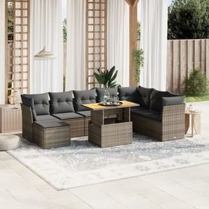 Conjunto de Sofás Grises para Jardín - Product Image 1