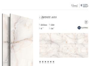 Azulejos de porcelana brillante con aspecto de piedra de lujo, 800x1600, 1200x1800, 750x1500 mm, baldosas de gran formato para decoración de interiores de alta gama. - Product Image 5