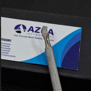 Pousse-cuticules professionnel en acier inoxydable à double extrémité, nettoyeur d'ongles, outil de manucure et pédicure pour salon et usage domestique - Product Image 2