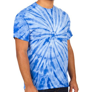T-shirt tie-dye 100% coton pour homme, style streetwear décontracté d'été, col rond, coupe classique, jersey, t-shirt homme personnalisé - Product Image 2