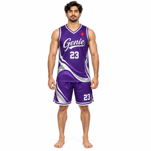 Uniforme de baloncesto deportivo que ofrece comodidad ligera, transpirabilidad, rendimiento y excelente flexibilidad durante los partidos. - Product Image 1