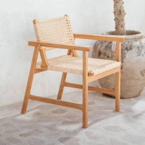 Silla de Comedor Nórdica de Estilo Escandinavo Minimalista, Estructura 100% de Madera Sólida, Mueble Portátil Ecológico para Cafetería, Boutique, Hotel - Ruri - Product Image 1