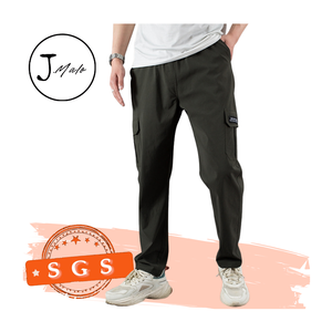 Pantalones cargo de trabajo de hombre ligeros resistentes a los arañazos para trabajo de fábrica - Product Image 1