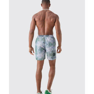 <b>Mens</b> Quick Dry Gym <b>Shorts</b> Printed Athletic Training Running <b>Shorts</b> Breathable Fitness Workout Trunks With Drawstring - Product Image 4